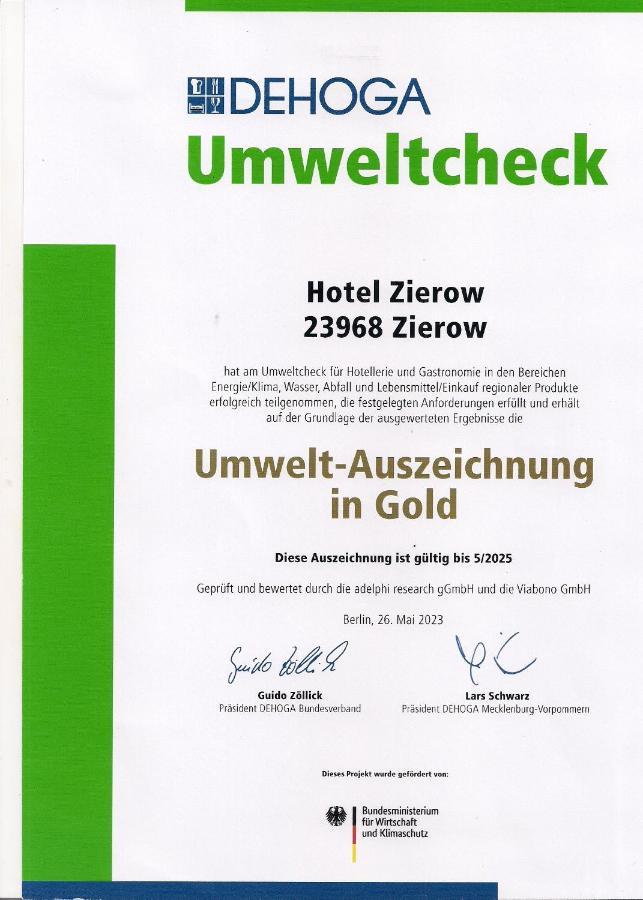 Hotel Zierow - Urlaub An Der Ostsee Eksteriør billede